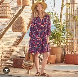 Sundance Catalog Eternal Summer Floral Dress MP